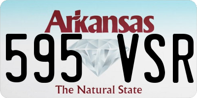 AR license plate 595VSR