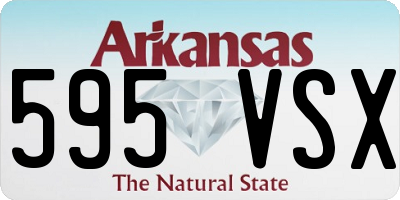 AR license plate 595VSX