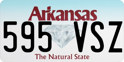 AR license plate 595VSZ