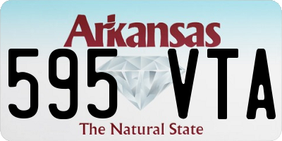 AR license plate 595VTA