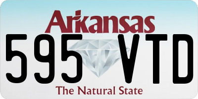 AR license plate 595VTD