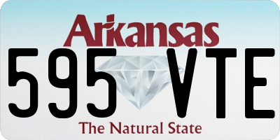 AR license plate 595VTE