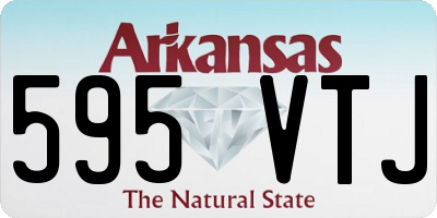 AR license plate 595VTJ