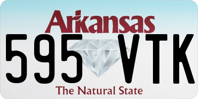 AR license plate 595VTK