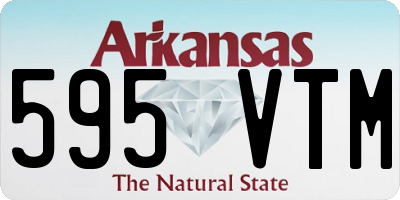 AR license plate 595VTM