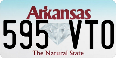 AR license plate 595VTO