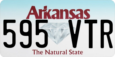 AR license plate 595VTR