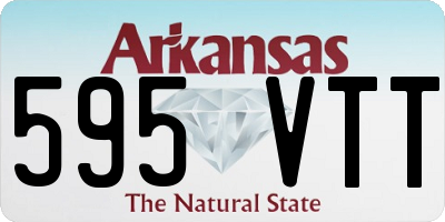 AR license plate 595VTT