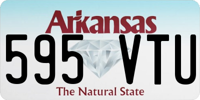 AR license plate 595VTU