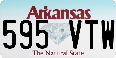 AR license plate 595VTW