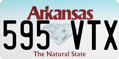AR license plate 595VTX