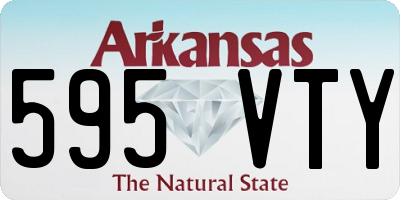 AR license plate 595VTY