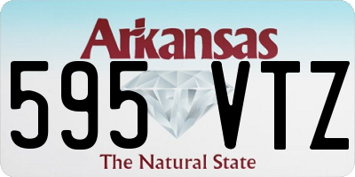 AR license plate 595VTZ
