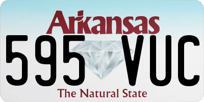 AR license plate 595VUC