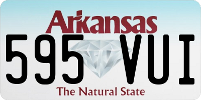 AR license plate 595VUI