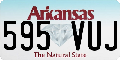 AR license plate 595VUJ