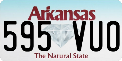 AR license plate 595VUO