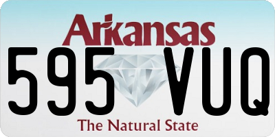 AR license plate 595VUQ