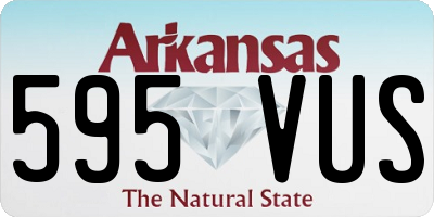 AR license plate 595VUS