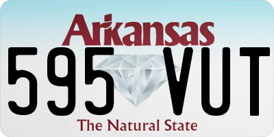 AR license plate 595VUT