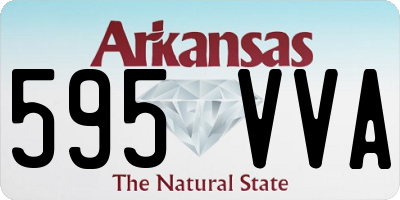 AR license plate 595VVA