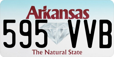 AR license plate 595VVB