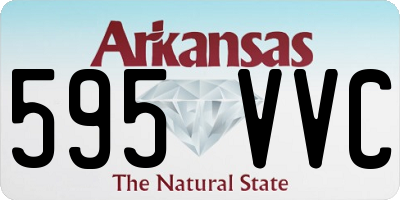 AR license plate 595VVC
