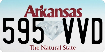 AR license plate 595VVD