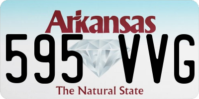 AR license plate 595VVG