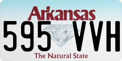AR license plate 595VVH