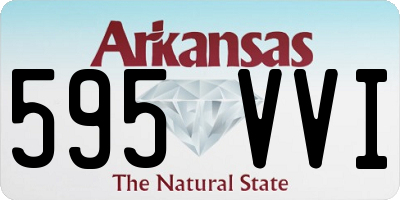 AR license plate 595VVI