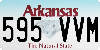 AR license plate 595VVM