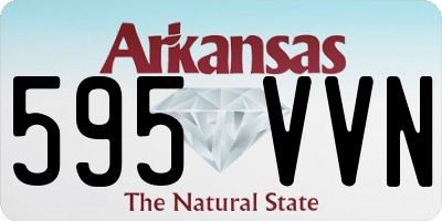 AR license plate 595VVN