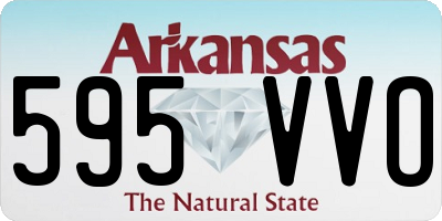 AR license plate 595VVO