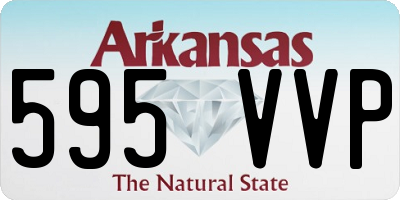 AR license plate 595VVP