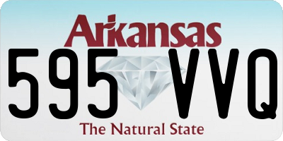 AR license plate 595VVQ