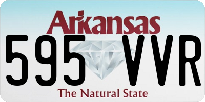 AR license plate 595VVR