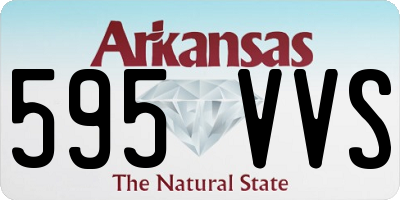 AR license plate 595VVS