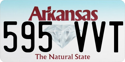 AR license plate 595VVT