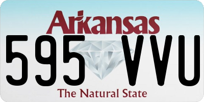 AR license plate 595VVU