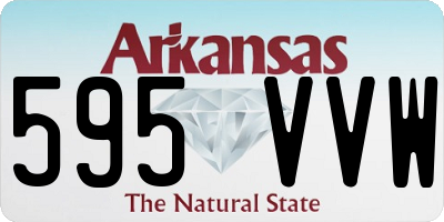 AR license plate 595VVW