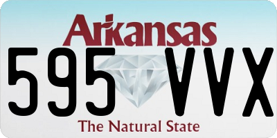 AR license plate 595VVX