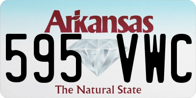 AR license plate 595VWC