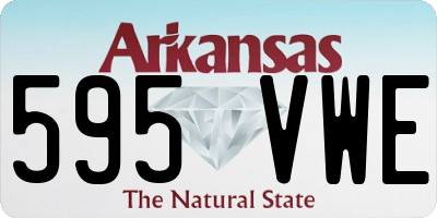 AR license plate 595VWE