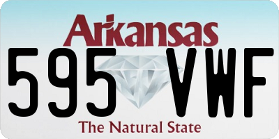 AR license plate 595VWF
