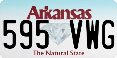 AR license plate 595VWG