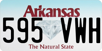 AR license plate 595VWH