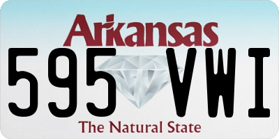 AR license plate 595VWI