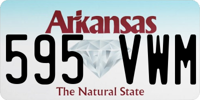 AR license plate 595VWM