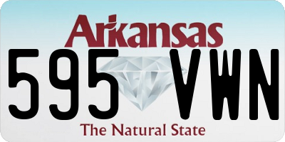 AR license plate 595VWN